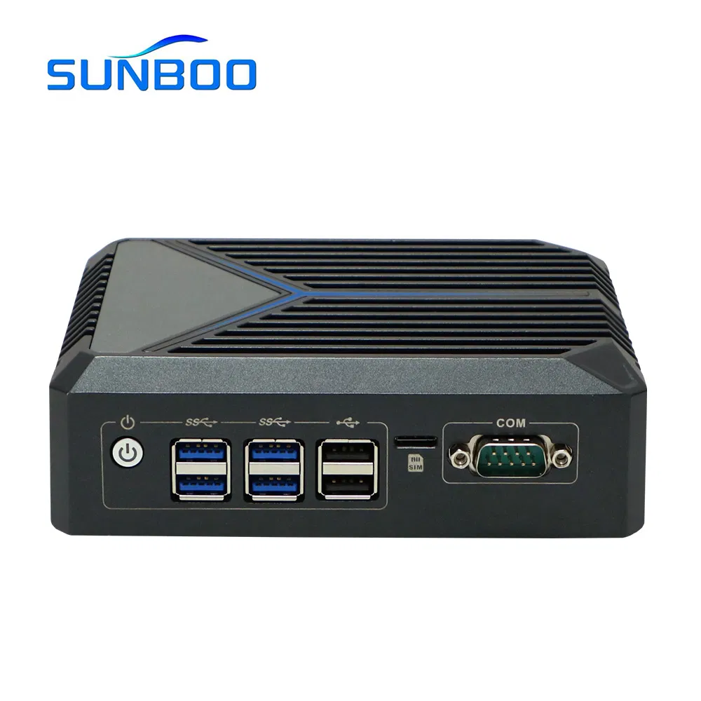 Embedded Fanless Industrial Mini Box Computer for Iiot with Intel J6412