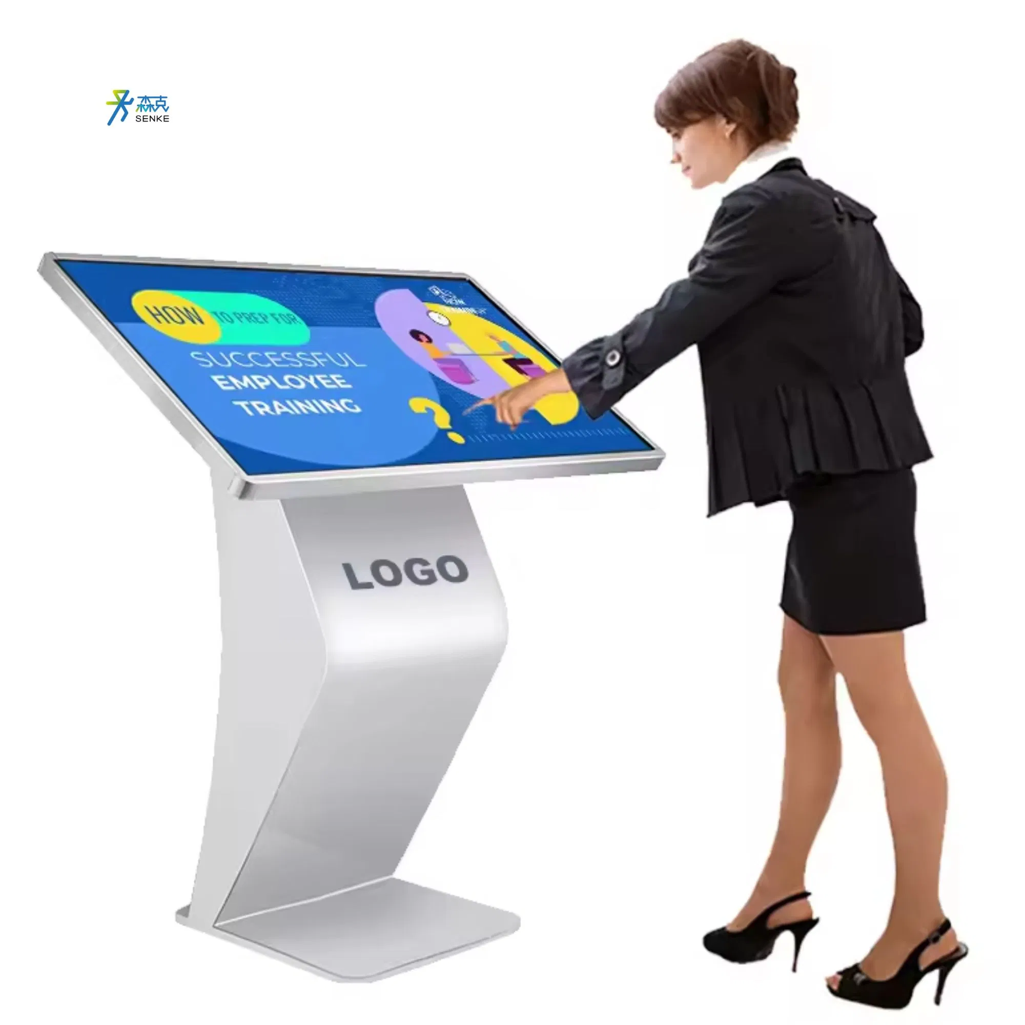 Interactive Ticket Dispenser System with Touch Screen and Scanner