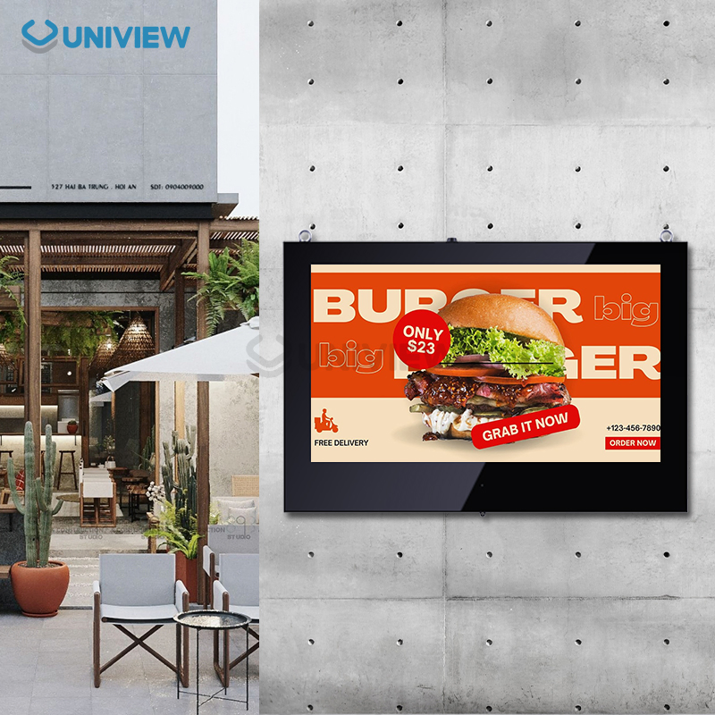 75-Inch 4000 Nits High Brightness Outdoor Display Vertical/Horizon + IP55 Waterproof