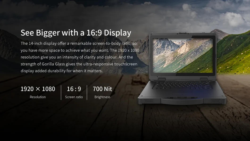 Rugged Laptop Industrial Use