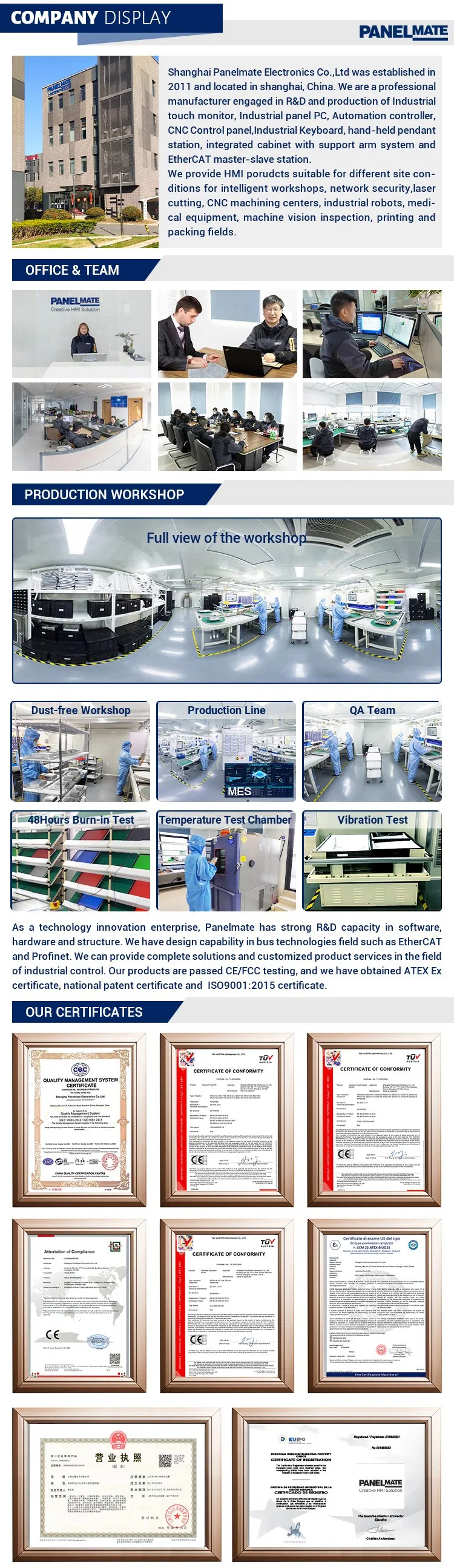Industrial HMI Panel PC 9
