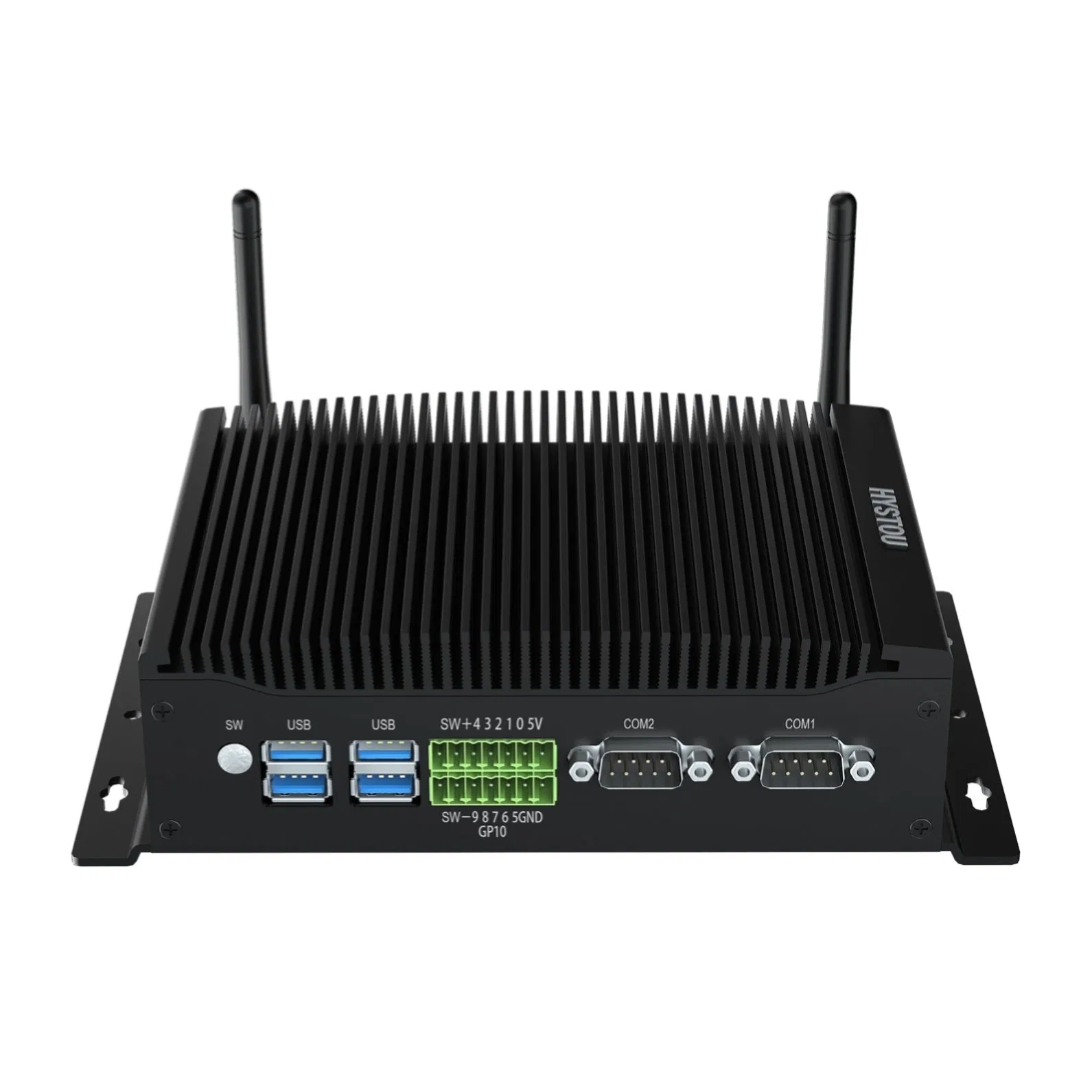 Hystou Gpio Intel Corei5 8th for Factory Use Pocket Mini PC DDR4 M. 2SSD Embedded Triple Display HD-Mi LAN COM Industrial Fanless Desktop Computer