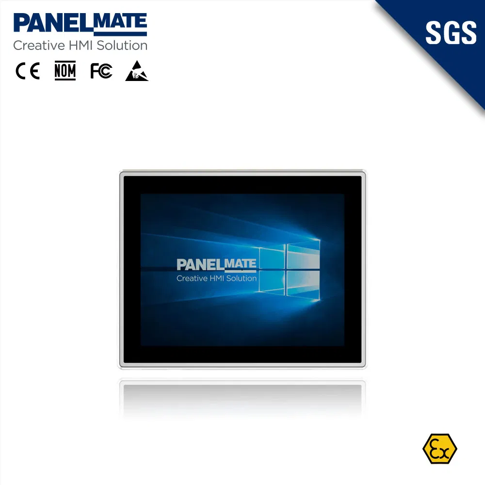 15 Inch IP65 Rugged Explosion-Proof HMI PLC Kvm Extender ATEX-Ex Control Industrial Panel PC