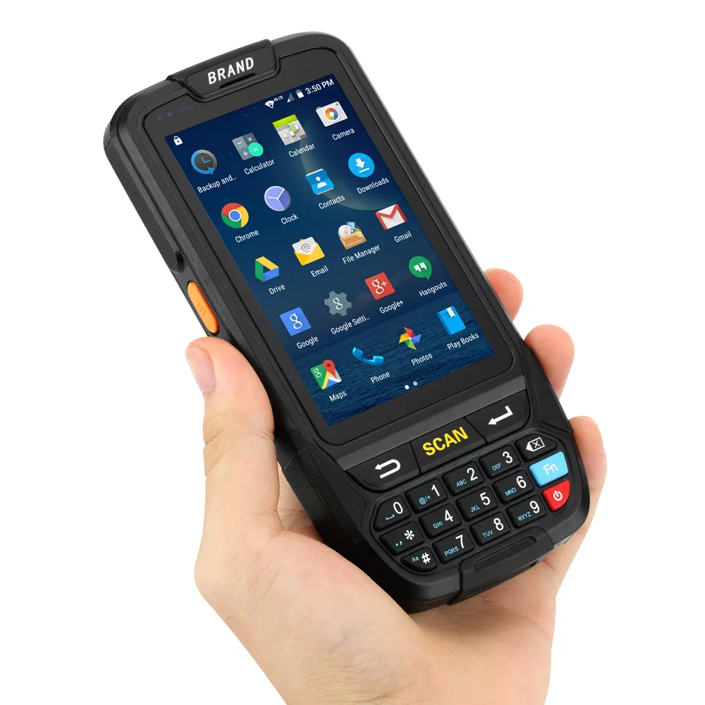 Hand Held Android RFID UHF Reader and Writer Mobile PDA with GSM Barcode Scanner NFC Data Terminal