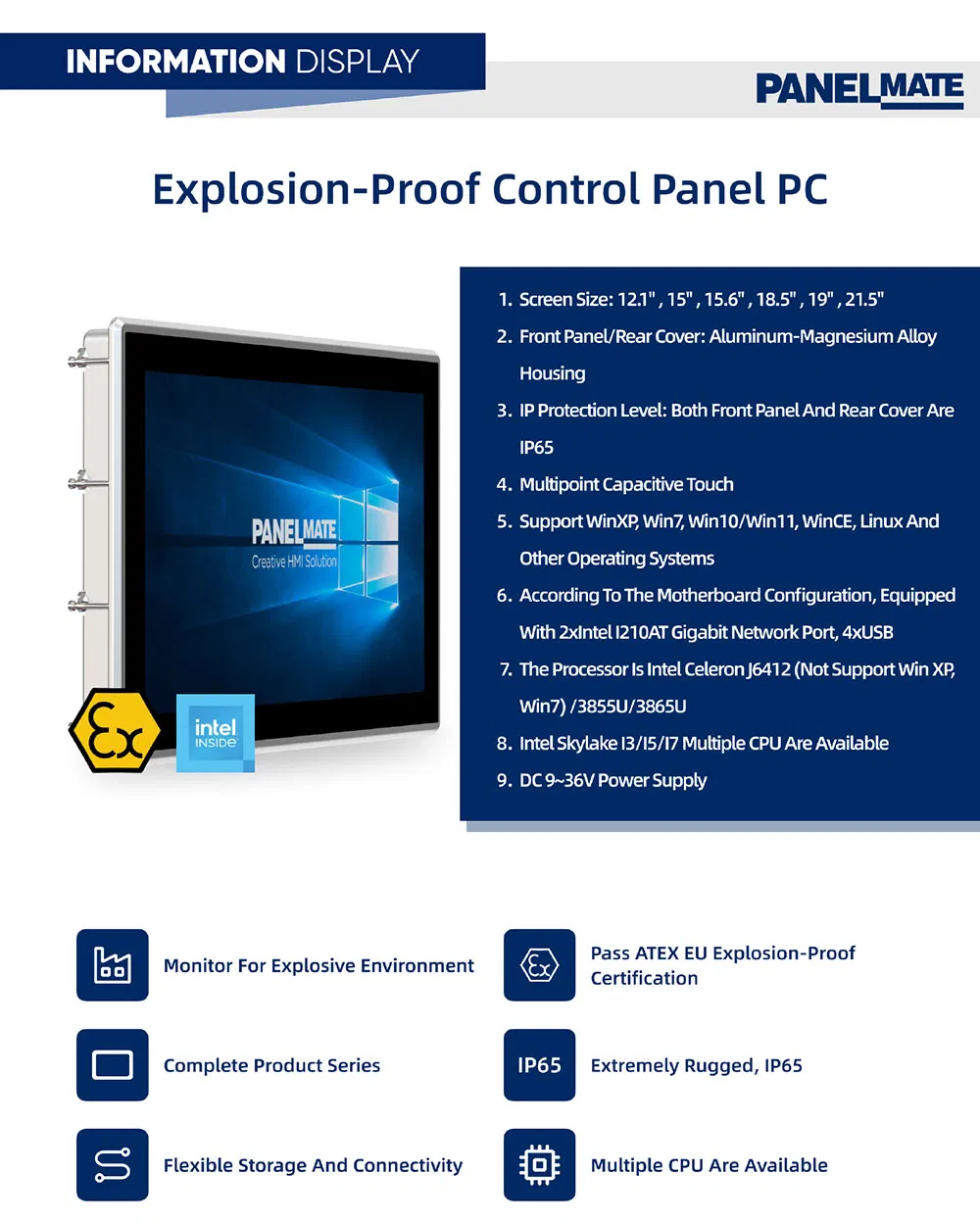 Explosionproof Panel PC Detail