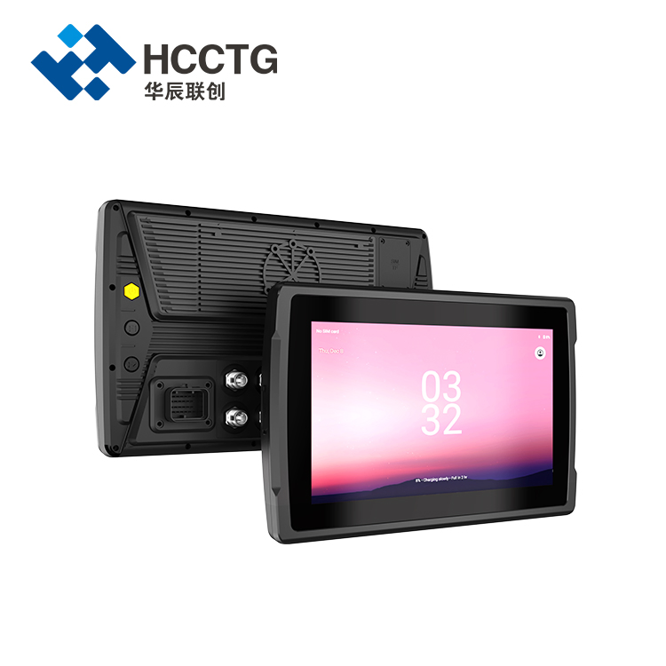 IP67 Waterproof Rugged Tablet PC Android/Linux Vehicle Mounted Tablet High Brightness Barcode Vehicle Tablet PC (V12R)