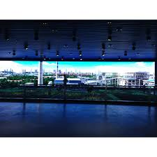 High Brightness P10.42 Semi-Outdoor Giant Architectural Curtain Advertising Glass Transparent LED Display