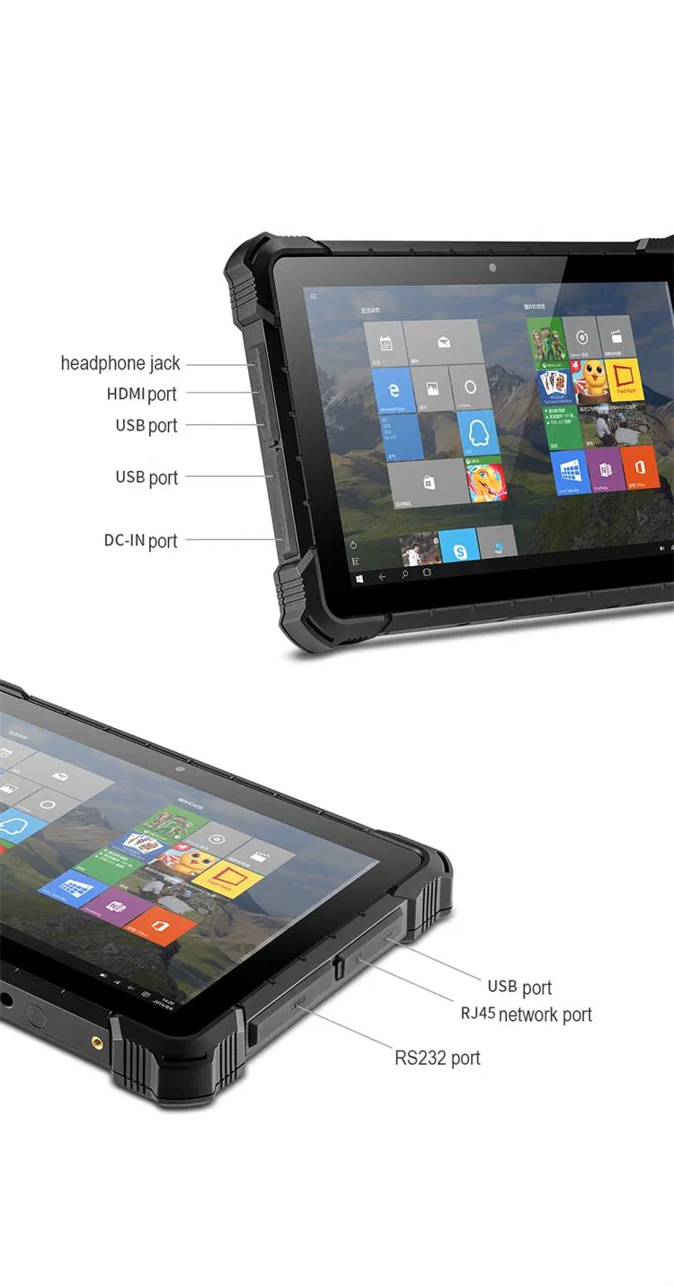 IP67 Rated Rugged Tablet PC with Mtk6771 Processor for Tough Environments