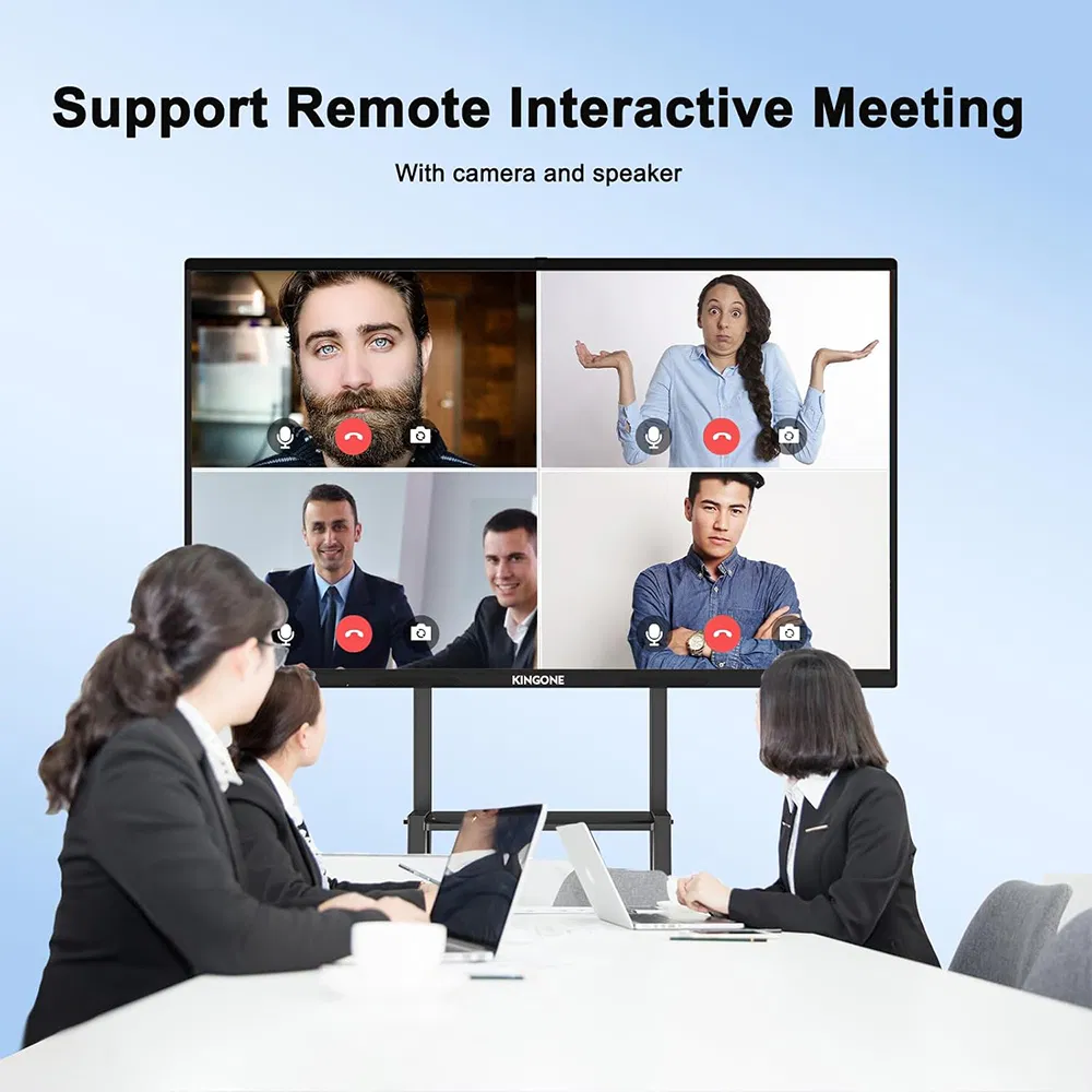 Factory Direct 86 Inch Smart Interactive Whiteboard 4K HD LCD Touch Screen Flat Panel Display for Office Conference and Training Use