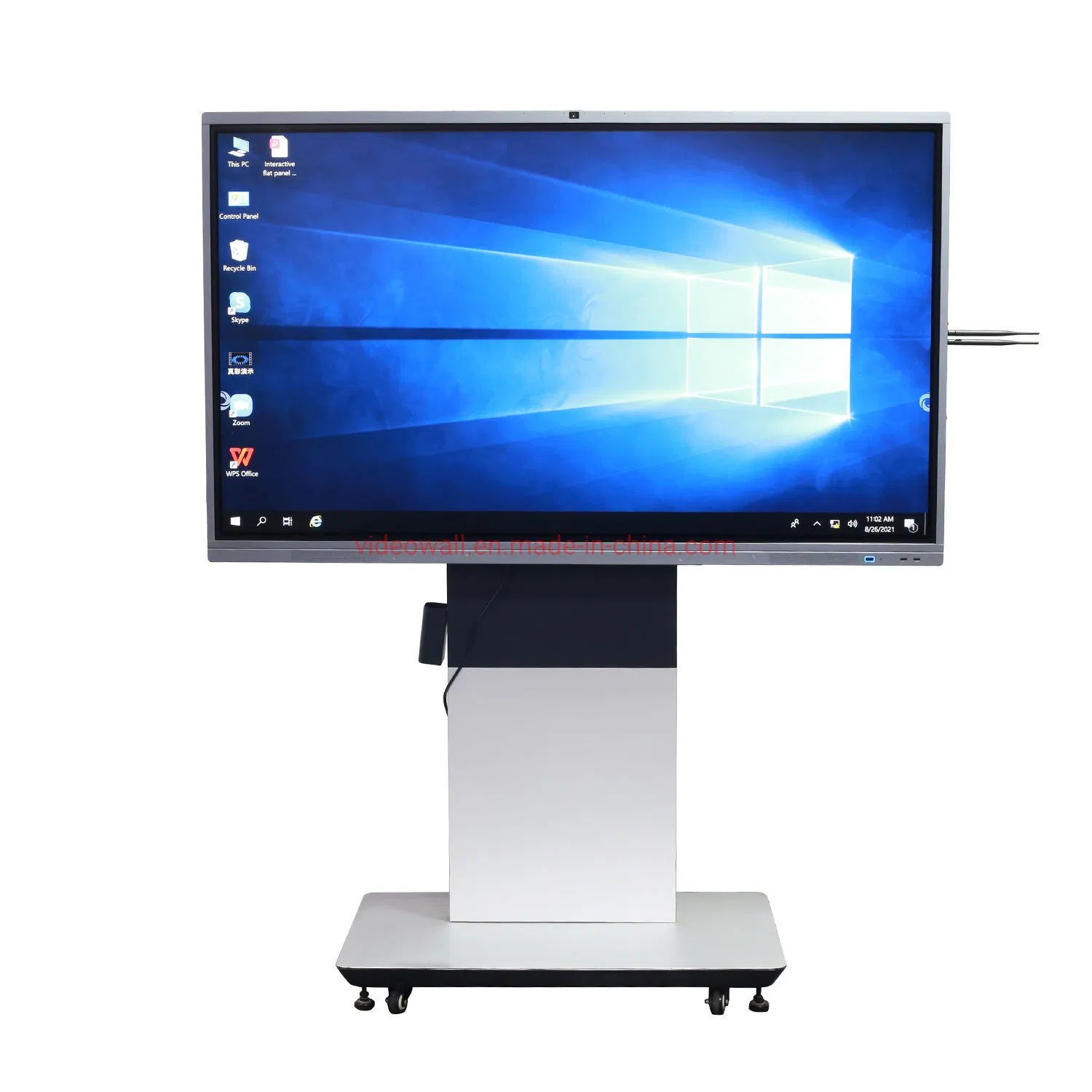 20points touch zero bonding DS tech Video conference smart panel 75inch interactive flat panel display for teaching and meeting