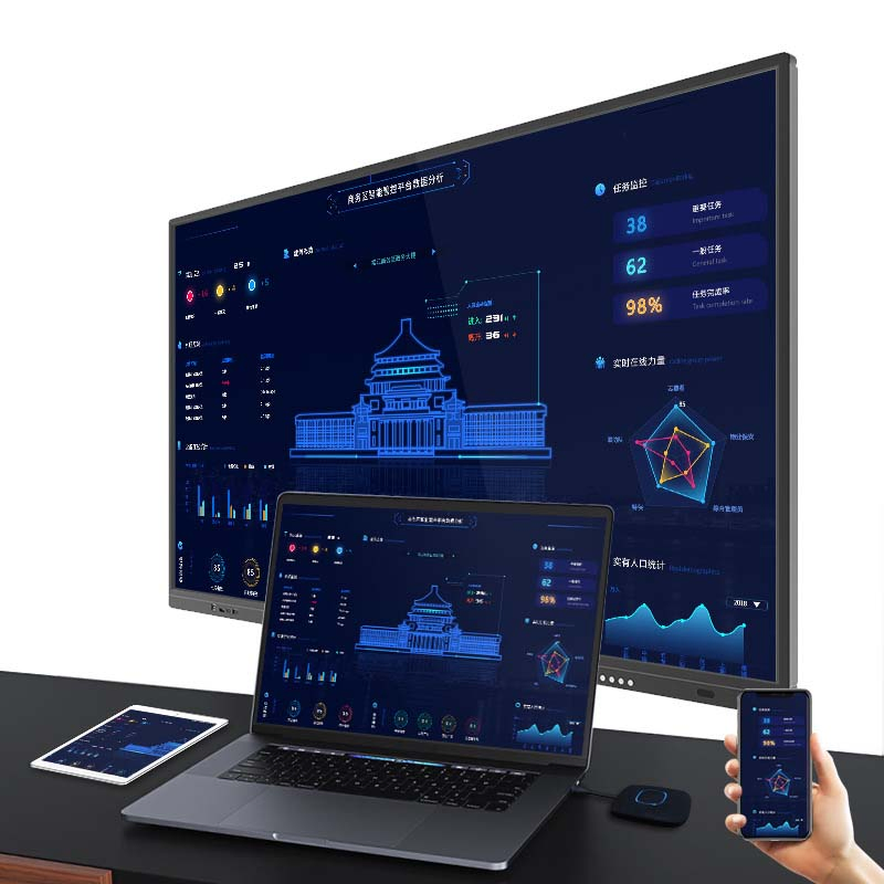 Touch Interactive Flat Panel Smart Board Miboard Kiosk Conference Meeting Whiteboard Display LCD Screen