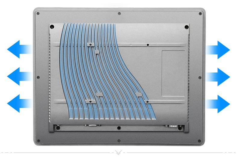 IP65 Waterproof Front Bezel Windows 10 I3 4G 64G Capacitive Touchscreen Fanless Industrial HMI Panel PC