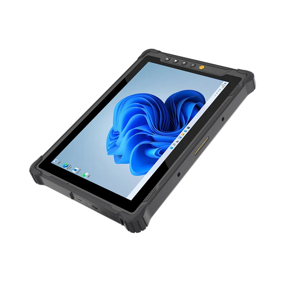 8″ Rugged Windows Tablet for Field Services with IP67 Removable Battery