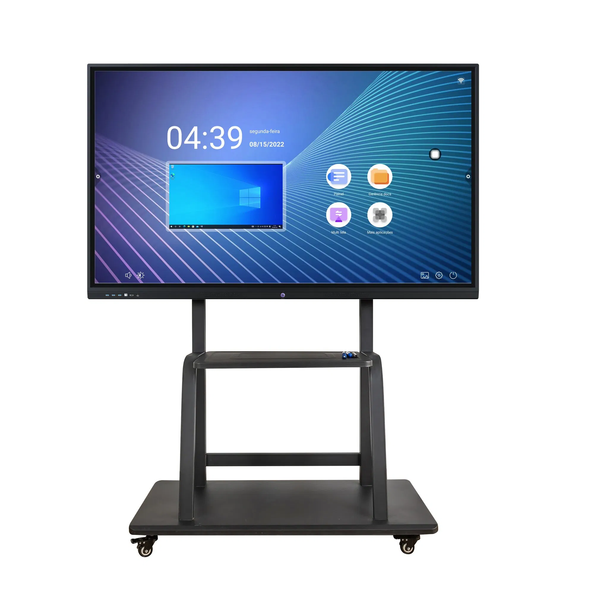 ODM 4K 86" Infrared LED Touch Computer Touch Interactive Flat Smart Board Miboard Kiosk Conference Meeting Whiteboard Display LCD Screen Panel 20 Points