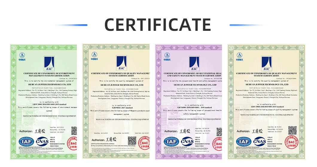 Certifications
