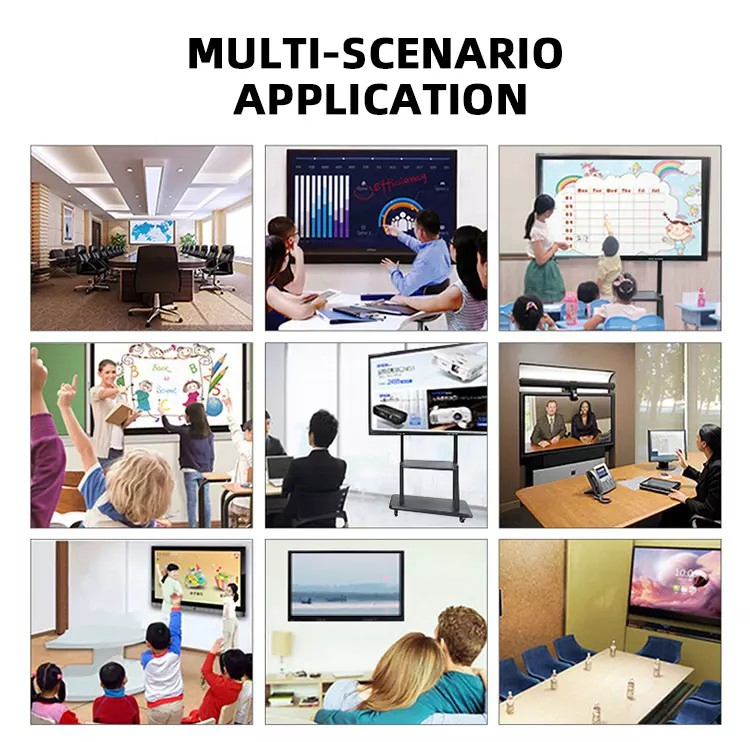 Touch Interactive Flat Panel Smart Board Miboard Kiosk Conference Meeting Whiteboard Display LCD Screen