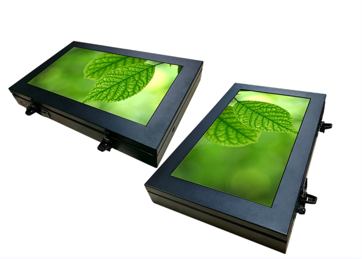21.5-Inch Wall-Mounted Horizontal Screen LCD Panel Industrial Display Touchscreen Interactive Kiosk