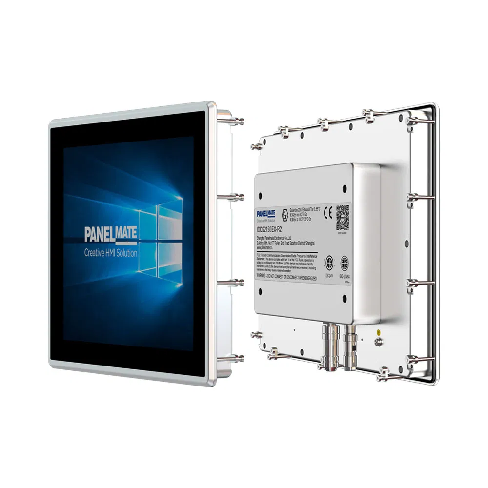 15 Inch IP65 Rugged Explosion-Proof HMI PLC Kvm Extender ATEX-Ex Control Industrial Panel PC