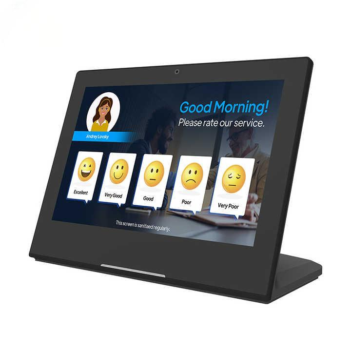 Desktop Build in Stand 10 Inch Android Tablet L Shape Rk3188 RJ45 Poe POS PC 6.0 Android Tablet