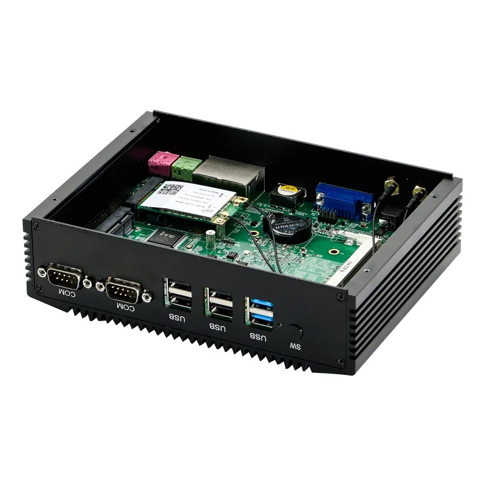 Embedded Rugged Industrial Computer for Cash Machine POS Machine Mini PC