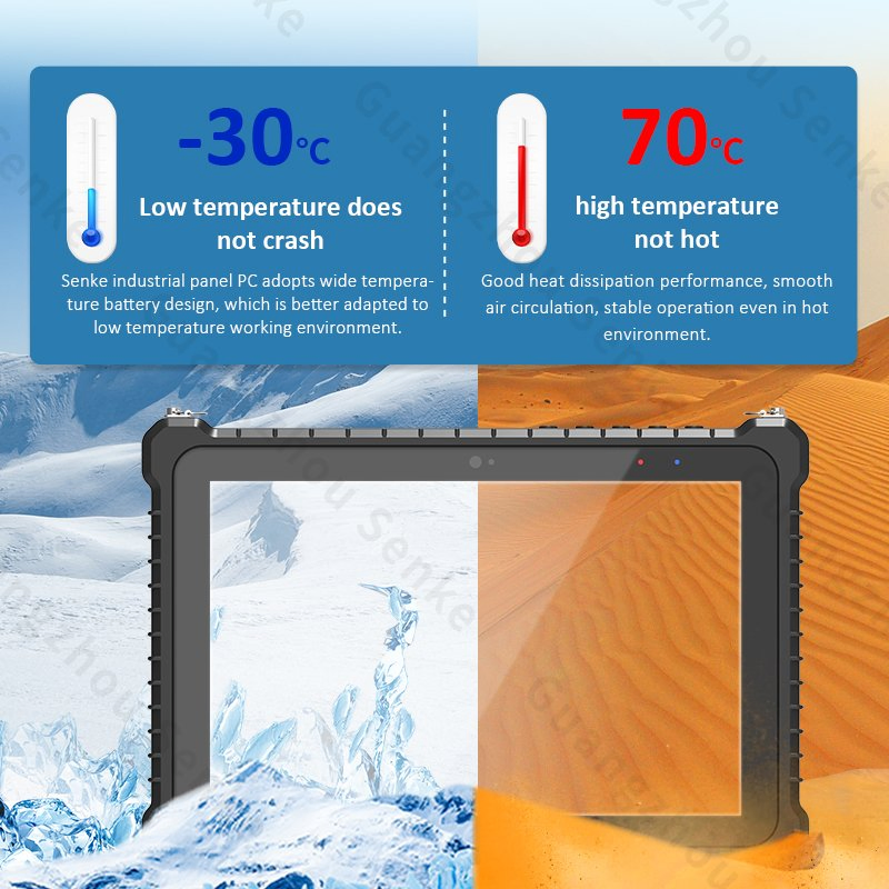 Rugged Tablet PC 10.1 Inch IP67 Waterproof N5100 Scanner Tablet Panel for Coal Mine Industrial Tablet