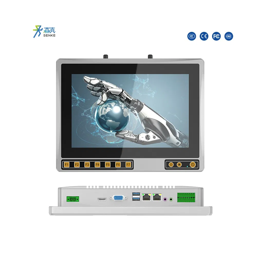 Waterproof Senke 12.1" Embedded Industrial Touch Panel PC for Vehicles