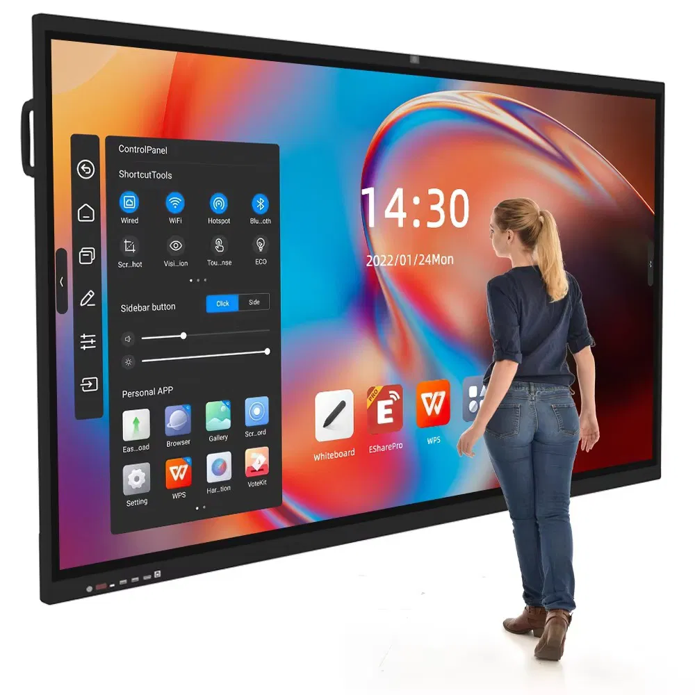 65 Education Electronic Interactive Whiteboard Interactive Smart Digital Board Portable Support Android and Windows System