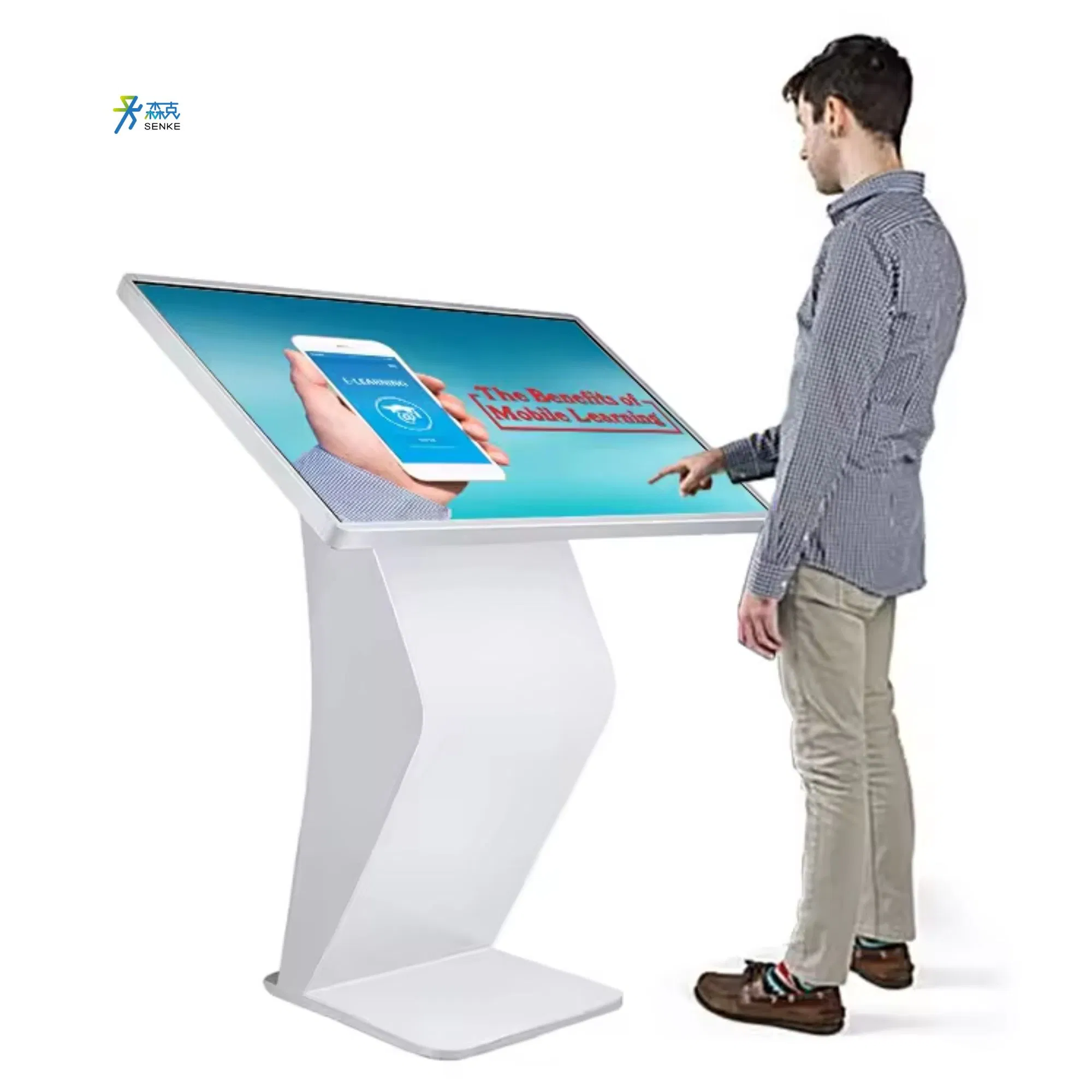 Digital Ticket Dispenser System with NFC and Interactive Display Features Advertising Display Stand