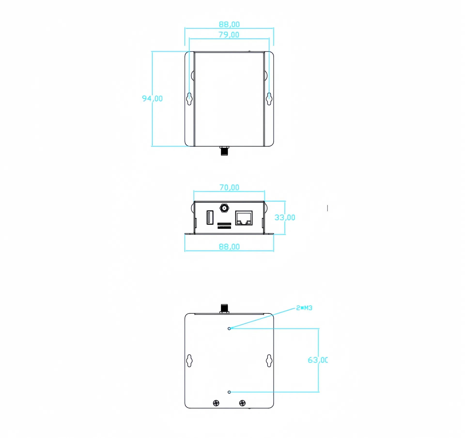 Smart Edge Computing Gateway Interface Detail
