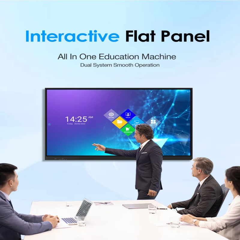 Smart Interactive Flat Panel Display with Android and Windows Features