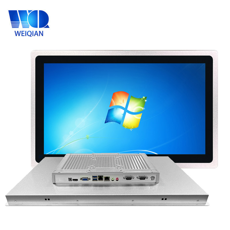 21.5 Industrial IP65 Waterproof Computers Fanless Design X86 Vehicle Embedded Medical Quad Core Panel Tablet PC for CNC Machine