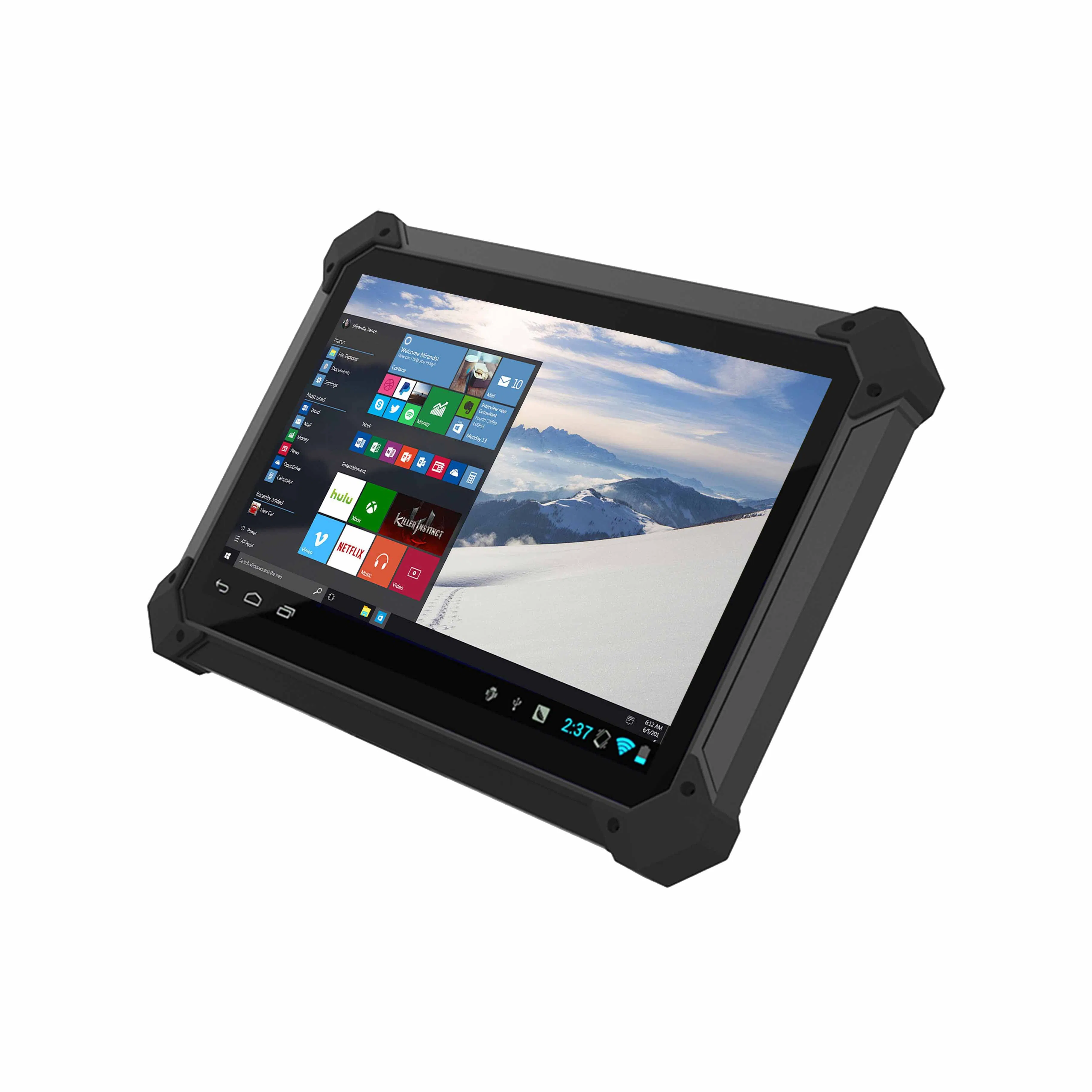ODM/OEM 10.1 Inch Handheld Rugged Tablet Computer Industrial IP65 Waterproof GPS NFC for Warehouse Z240
