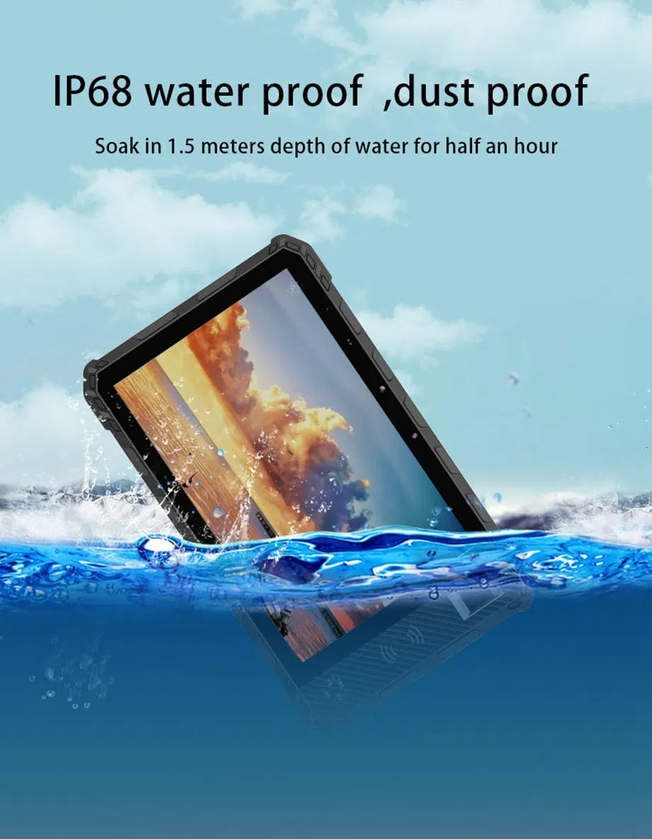 Waterproof Drop Resistance, Ideal for Construction Field Work Rugged Tablet PC