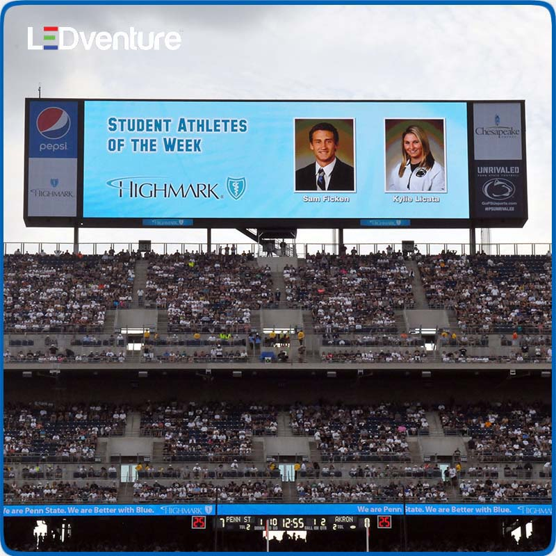 P3 P4 Outdoor Full Color LED Signs Fixed Board Display with High Brightness