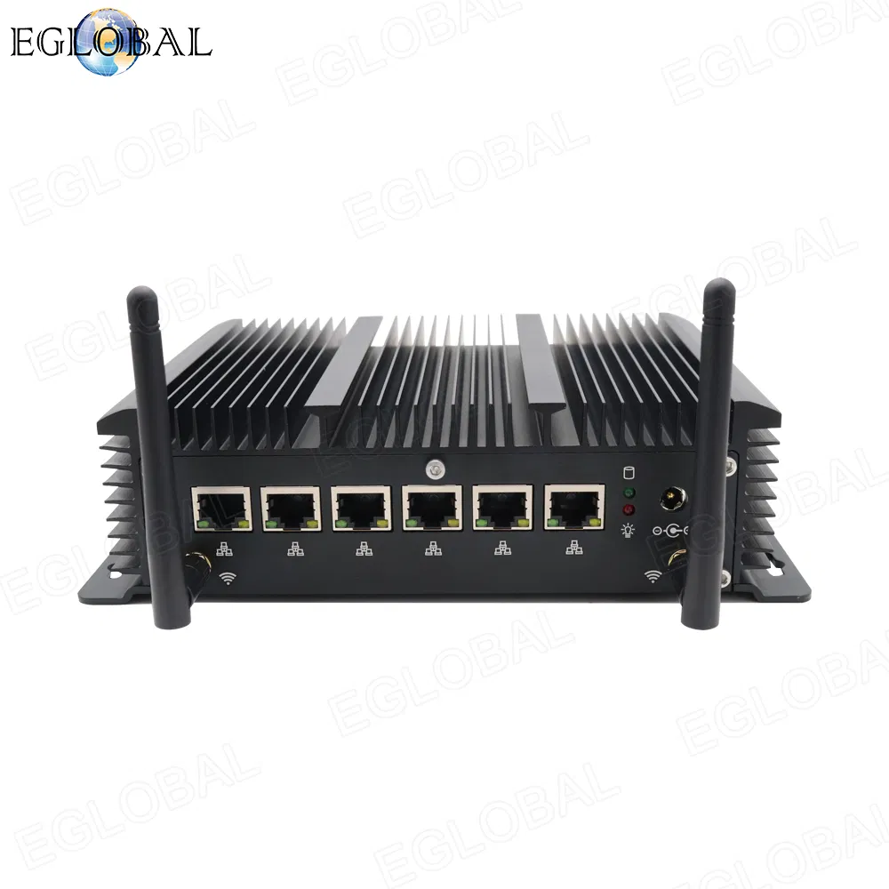 Eglobal Rugged Industrial Mini Router Mini PCS Intel Core I3 I5 I7 Desktop Computer for Internet Cafes Network Server Monitor