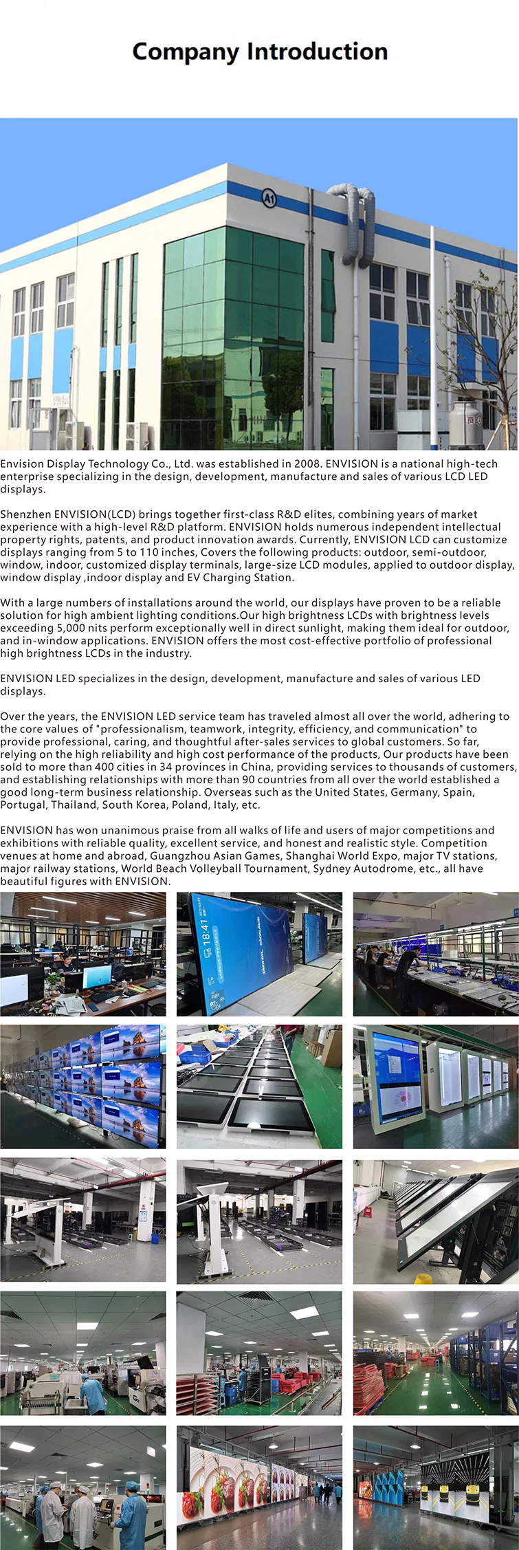 Outdoor LCD Digital Signage Display