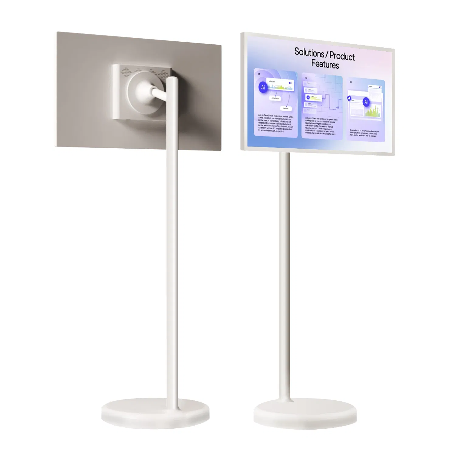 Smart TV Interactive Flat Panel with 8000mAh Battery and Android 12