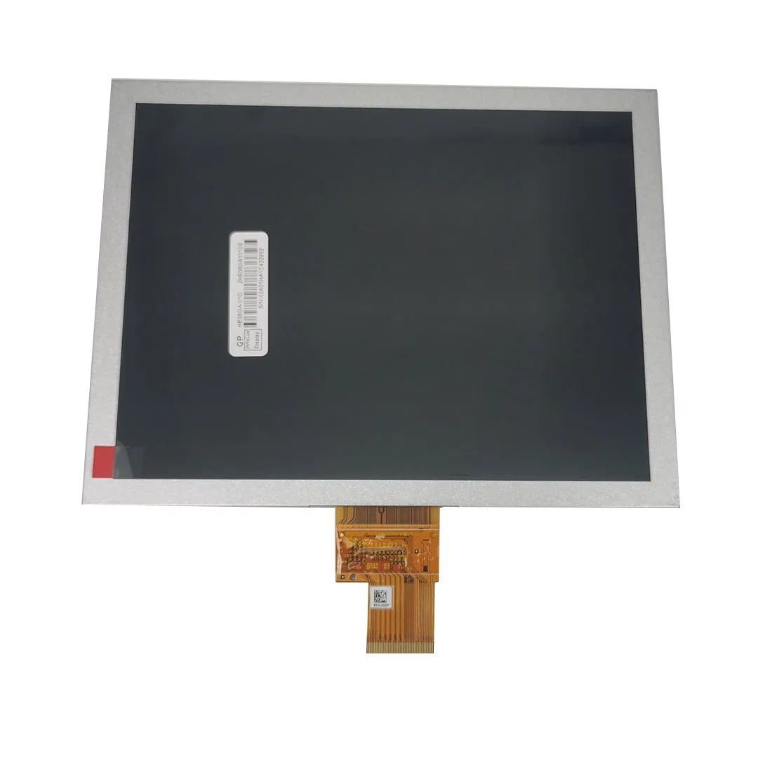 High Brightness Outdoor Product 8.0 Inch IPS Resolution 1024X768 Customized Industrial LCD Displays