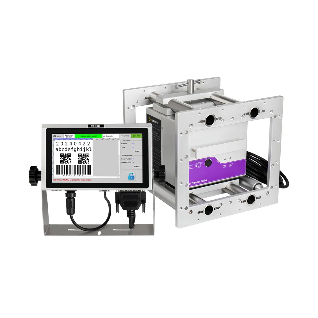 Automatic Date Coding Machine Codpad Tto R4000 OEM/ODM Industrial Thermal Transfer Overprinters for Food Film Labelling Factory Price