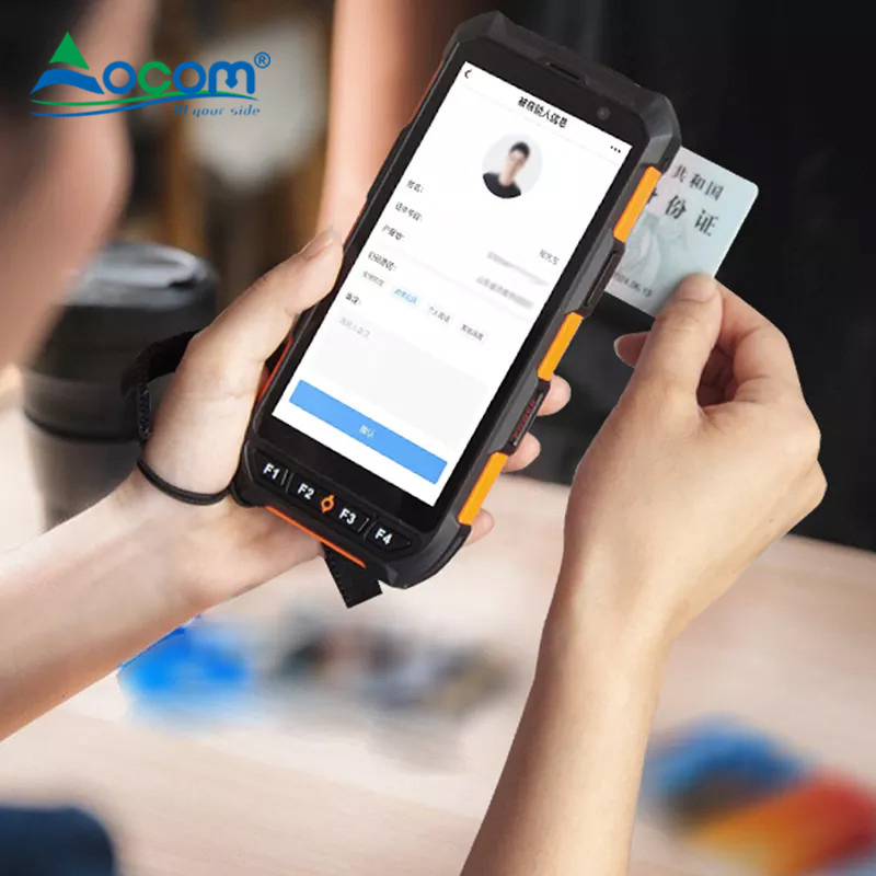 Android 10 IP65 Rugged PDA Smartphone Industrial NFC Handheld 1d 2D Barcode Scanner Inventory Mobile Data Terminal