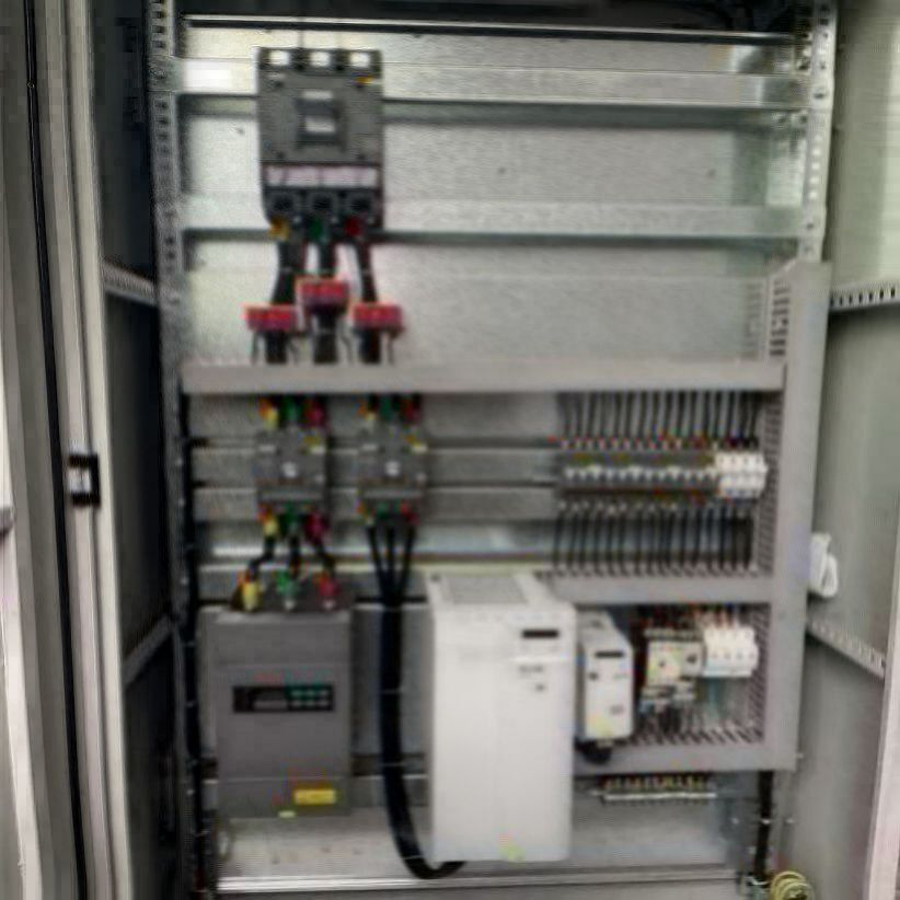 PLC Control Cabinet for Industrial Automation Conveyor Belt System Control Panel
