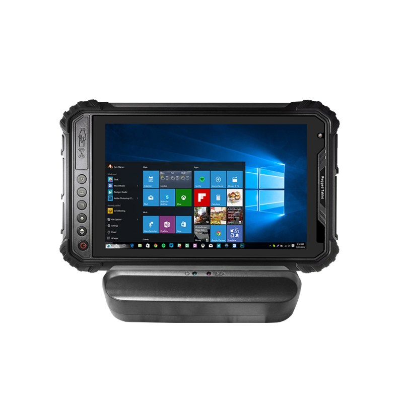 Hot Sale 8'' IP65 Rugged Industrial Windows Tablet PC with 4G/WiFi/GPS/Barcode Scanner
