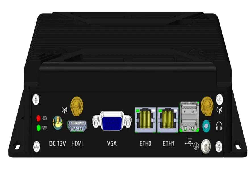 Industrial Fanless Gateway Rear