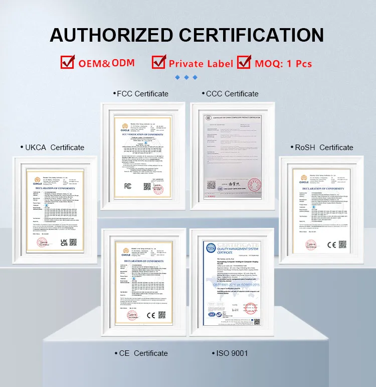Certifications Display