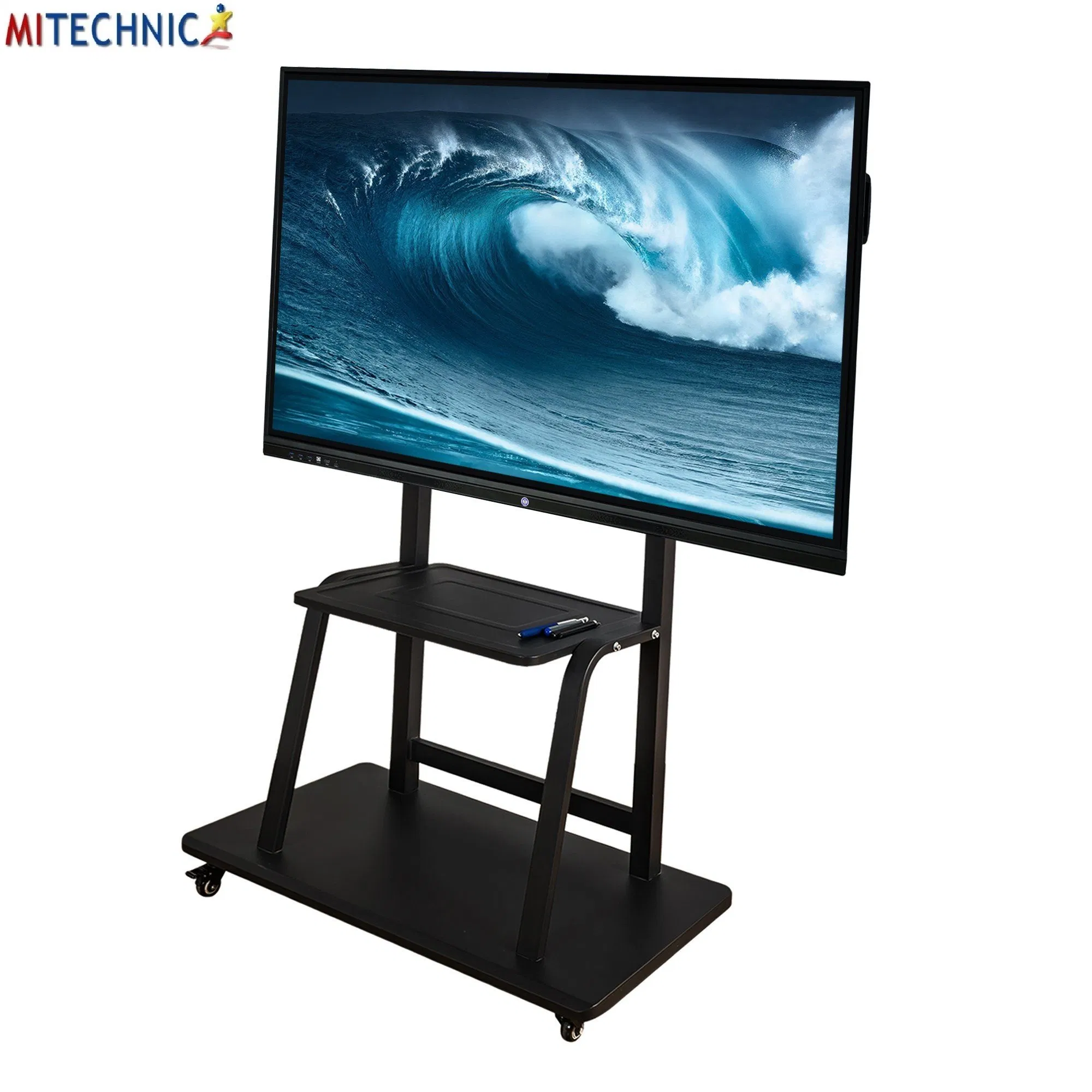 Infrared LED Touch Computer Touch Interactive Flat Panel Smart Board Miboard Kiosk Conference Meeting Whiteboard Display 4K Android OPS 65 Inch