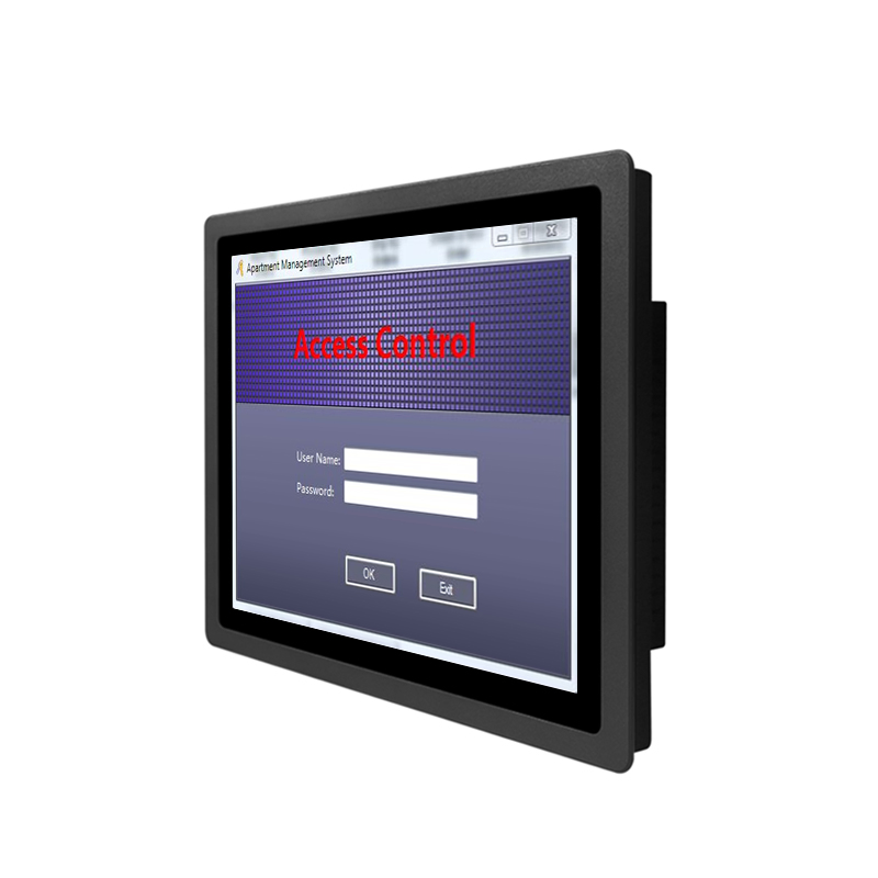 Custom Logo Embedded All in One Industrial PC 12/15/17 Inch Fanless Vehicle Industrial Computer PC