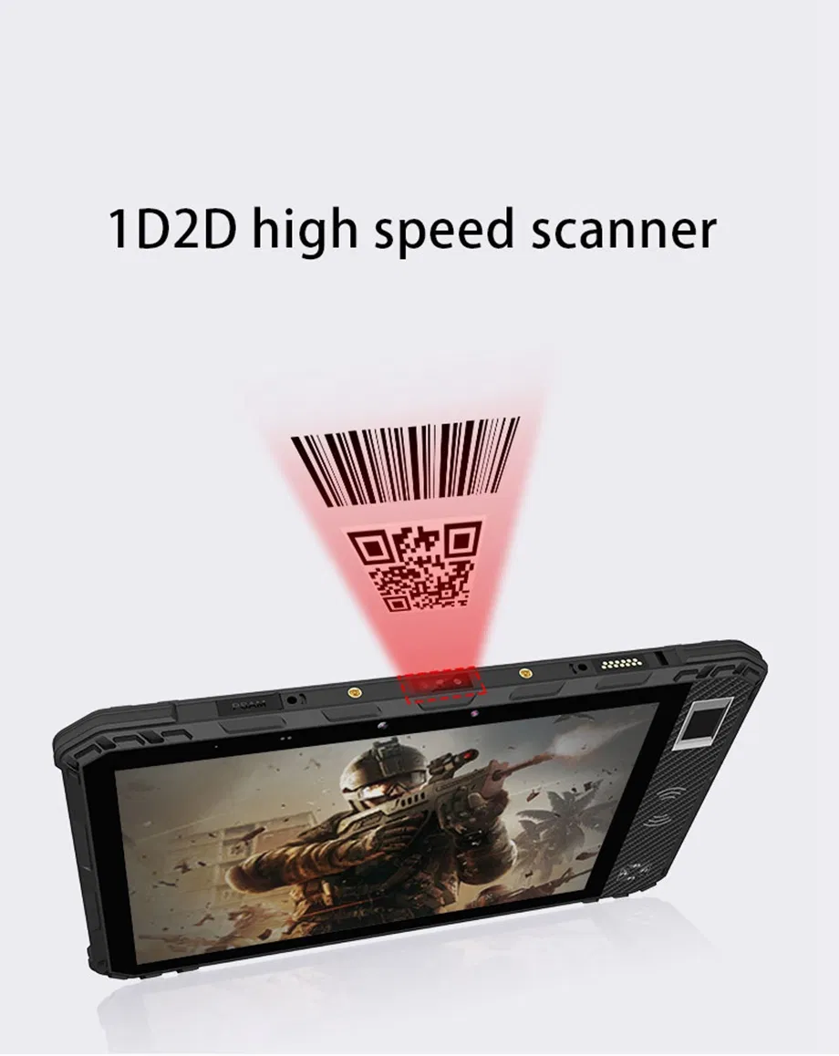 Fingerprint NFC and GPS Function Rugged Tablet Android Industrial Tablet PC