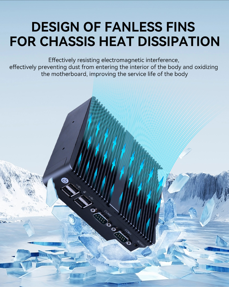 Industrial Mini PC with High Quality and Reliable 19V Power Input