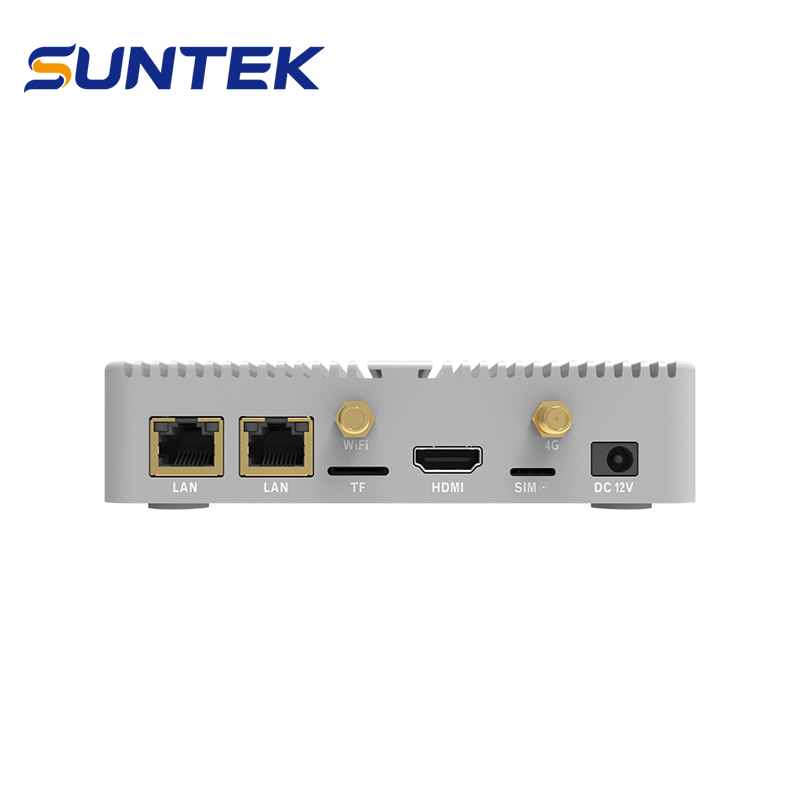 Suntek Fanless Industrial Mini PC Edge Ai Box Rk3588s Rugged Ipc for Automation &amp; Harsh Environments Wi-Fi/4G LTE, Android/Windows/Linux