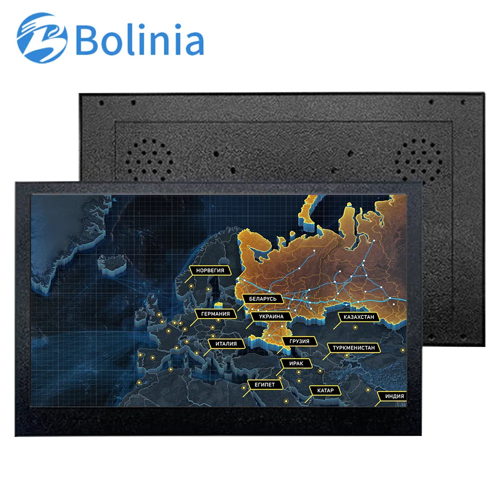 19 / 19.2 Inch Industrial Capacitive Touch Screen Panel PC Computer for Wall Embedded IP65 Waterproof Fanless Aluminum Frame